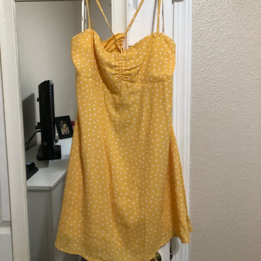 Yellow summer dress